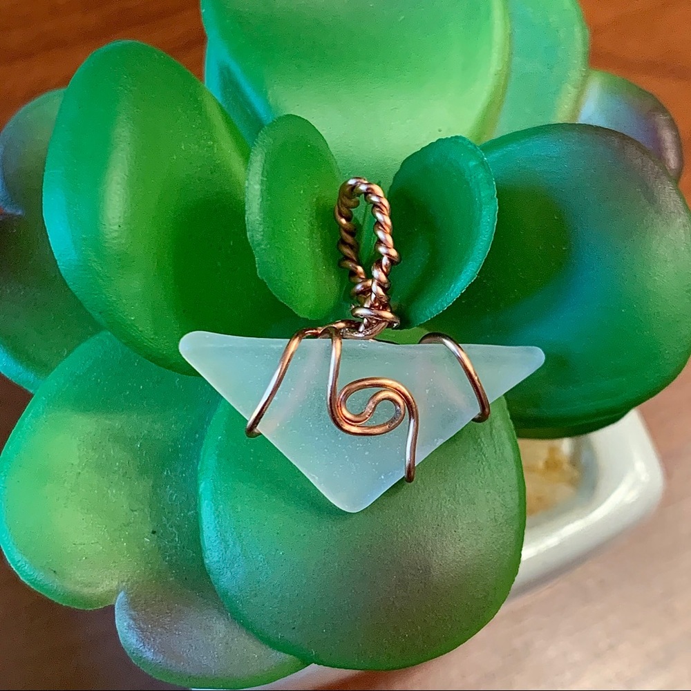 Hand Crafted Sea Glass Pendant